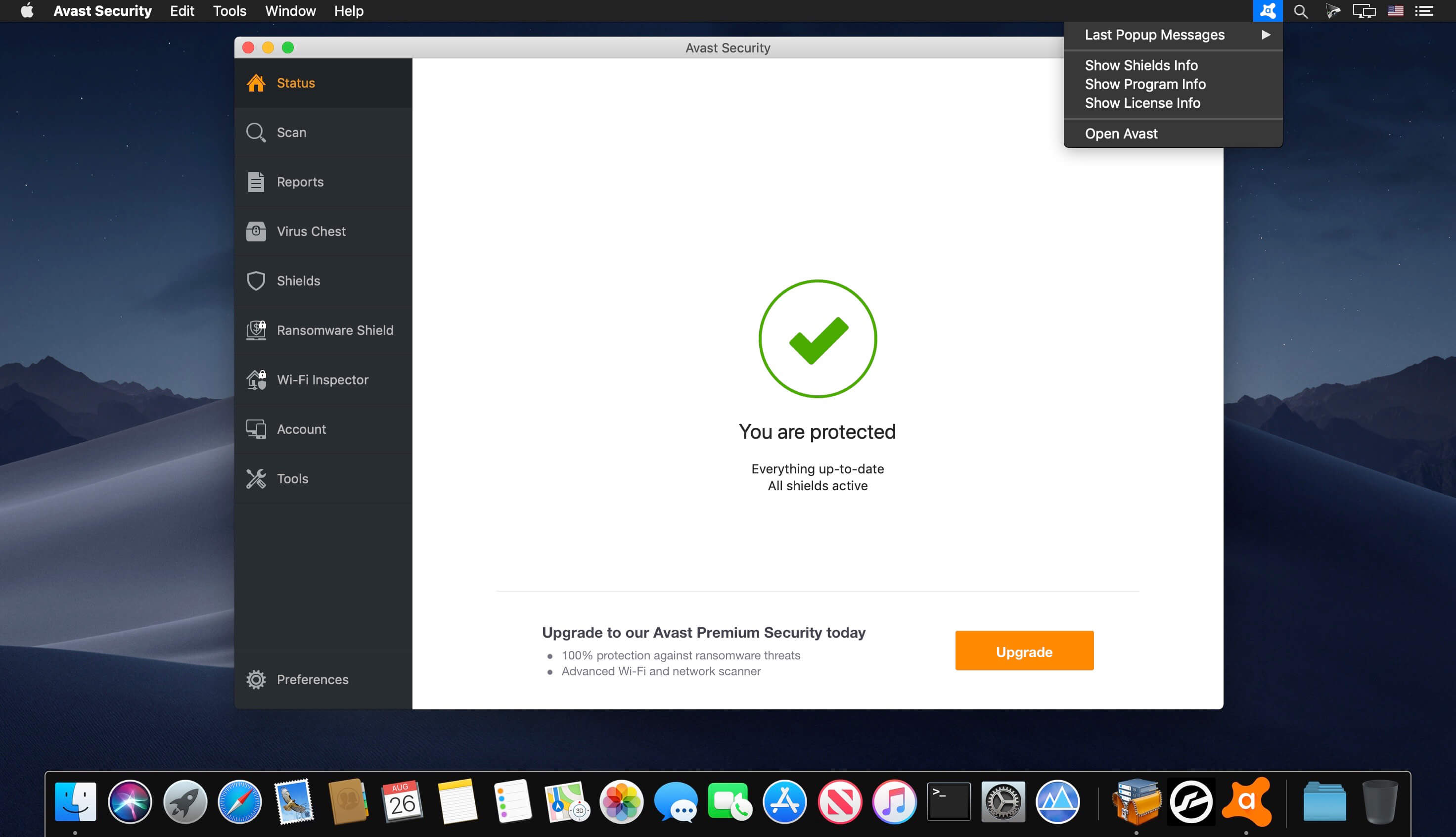 scan one file with avast for mac